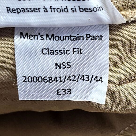 Mountain Khakis Pants Size 36 Tan Mountain Pant Hiking Trail Camping Chore Work - Picture 8 of 14